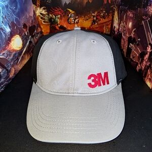 3M Embroidered Logo Strap-on Hat Cap New